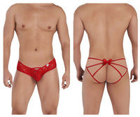 Bow and Red Lace Jockstrap - view 1