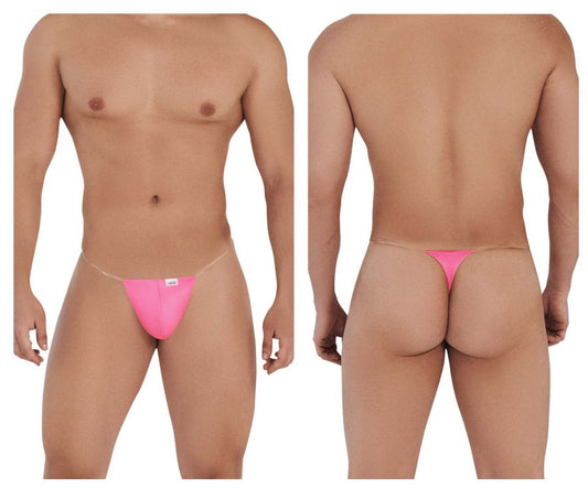 CandyMan Men's Underwear 99548 Invisible Micro Thongs Color Hot Pink