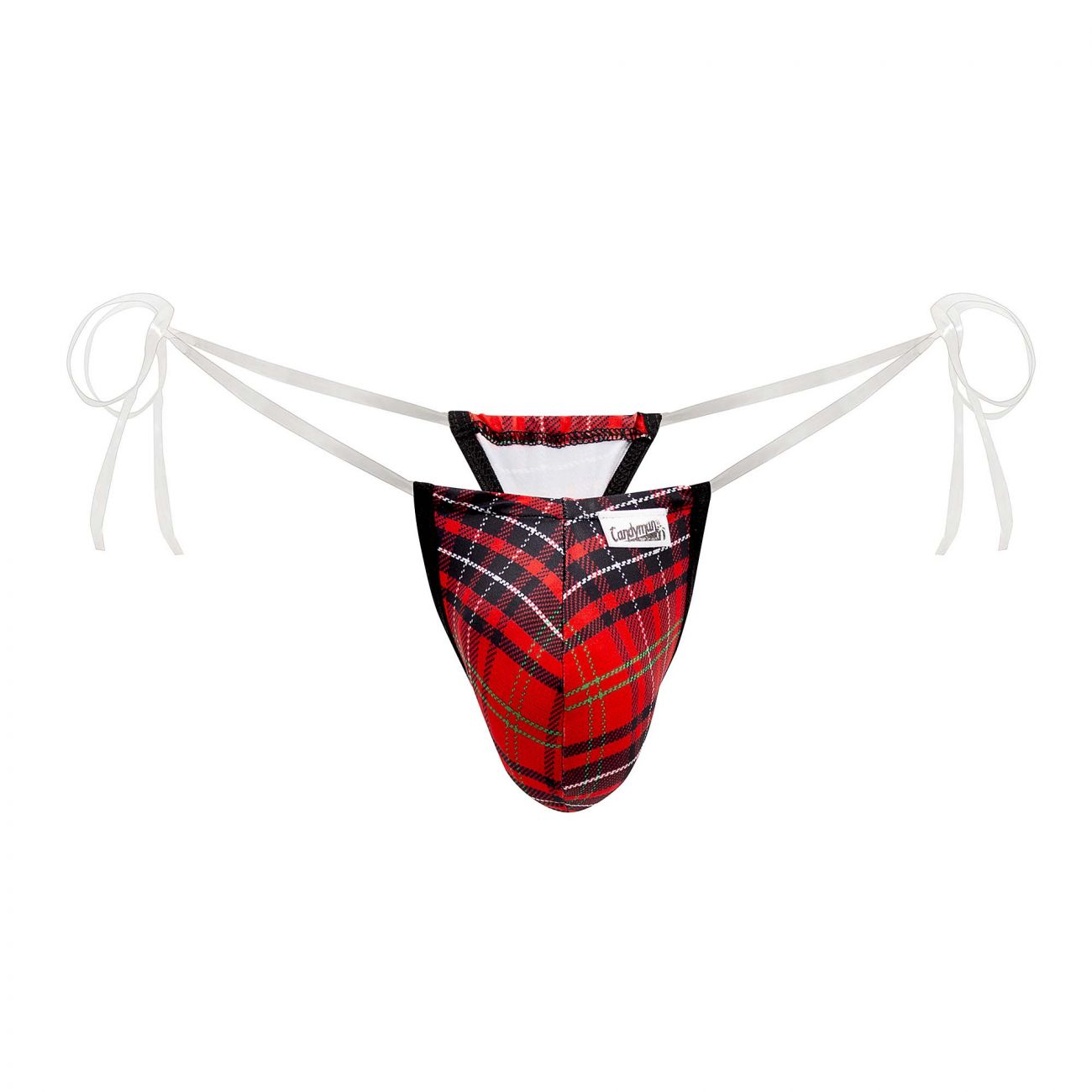 CandyMan Men's Underwear 99571X Invisible Micro G-String Color Red Prints