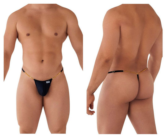 CandyMan Men's Underwear 99586 Chain G-String Color Black