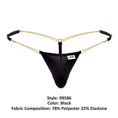 CandyMan Men's Underwear 99586 Chain G-String Color Black