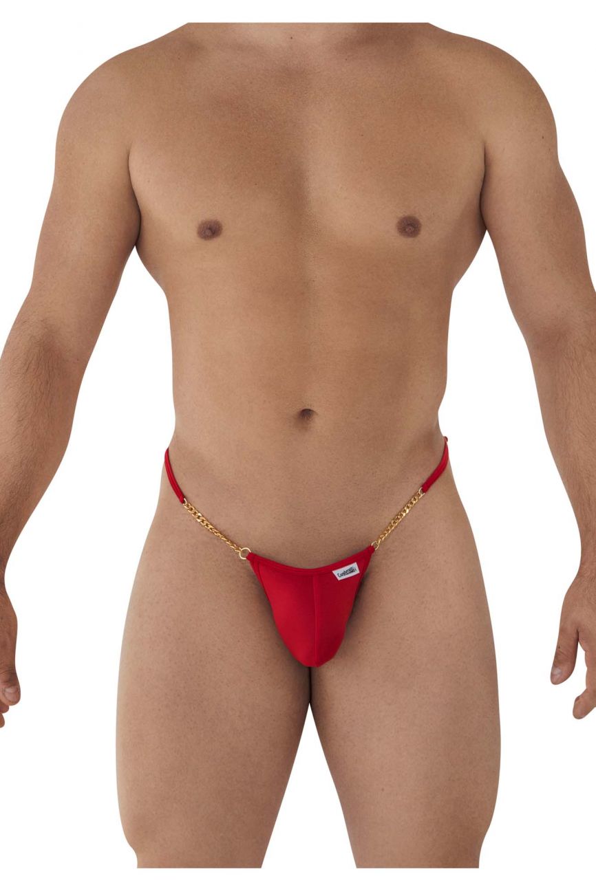 CandyMan Men's Underwear 99586 Chain G-String Color Red