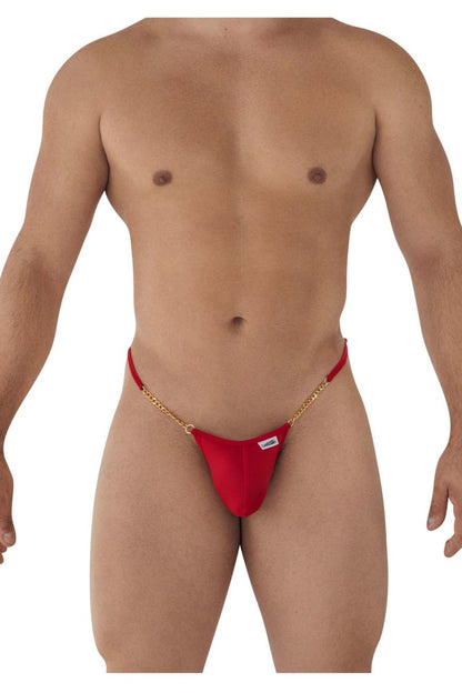 CandyMan Men's Underwear 99586 Chain G-String Color Red