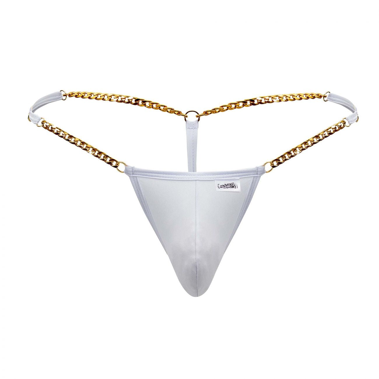 CandyMan Men's Underwear 99586 Chain G-String Color White