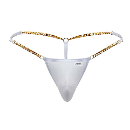 CandyMan Men's Underwear 99586 Chain G-String Color White