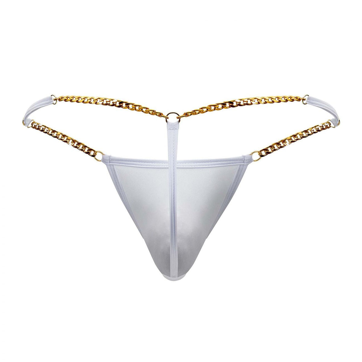 CandyMan Men's Underwear 99586 Chain G-String Color White