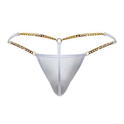 CandyMan Men's Underwear 99586 Chain G-String Color White