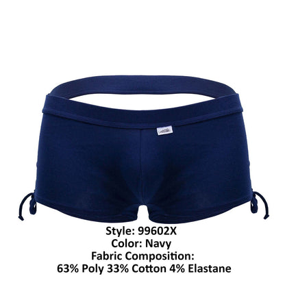 CandyMan 99602X Lounge Pajama Shorts Color Navy