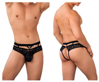 Black Lace Jockstrap - view 1