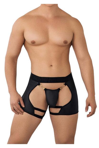 CandyMan Men's Underwear 99637 Chaps Thongs Color Black