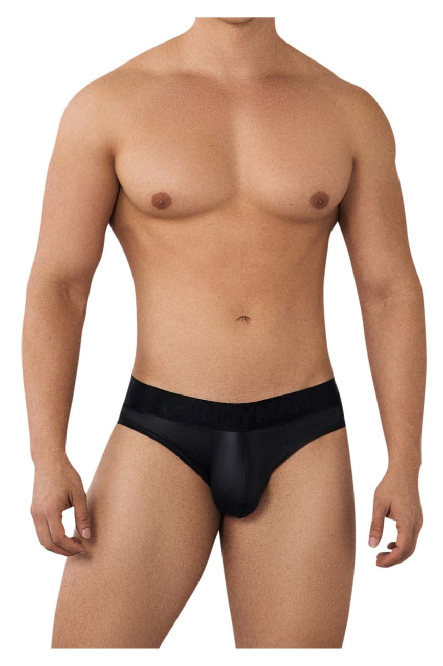 CandyMan Men's Underwear 99641 Shorty Briefs Color Black