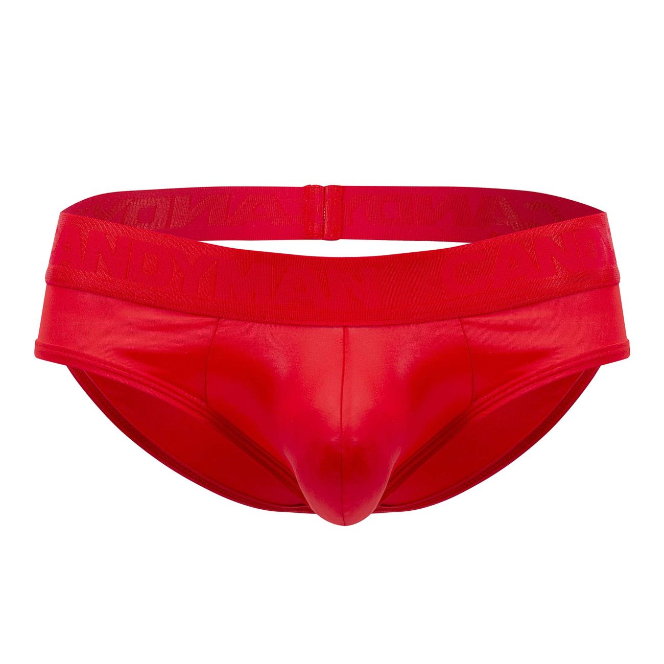 CandyMan Men's Underwear 99641 Shorty Briefs Color Red