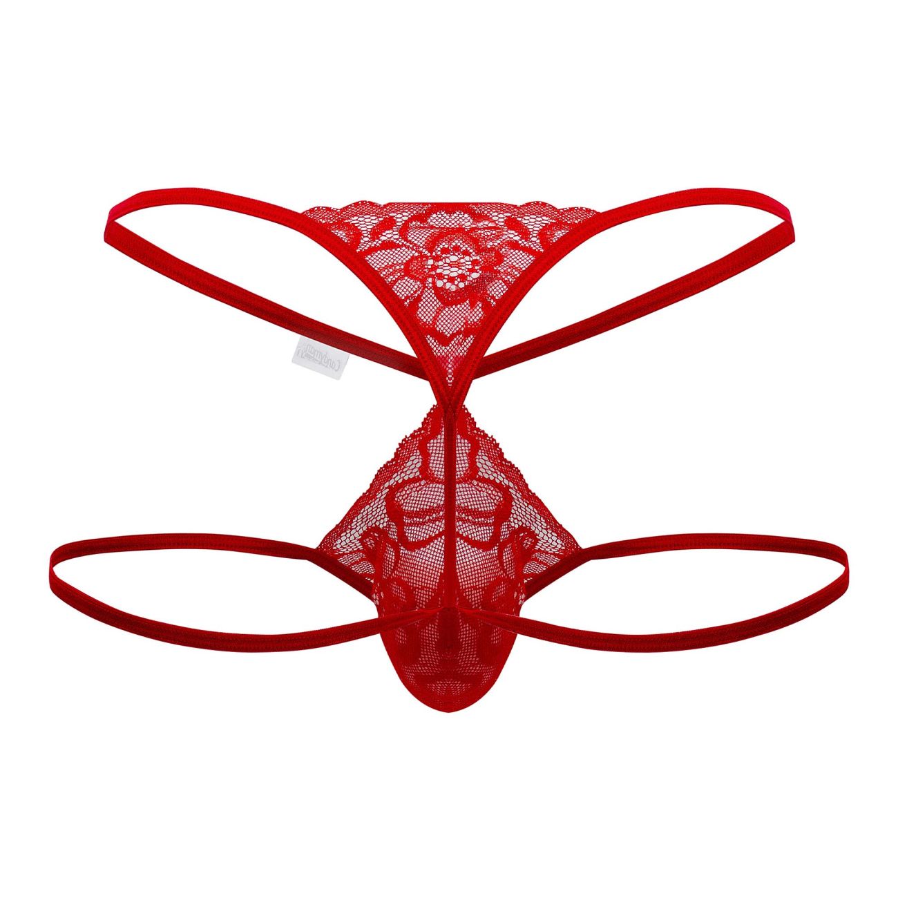 CandyMan Men's Underwear 99668 Jock Thongs Color Red