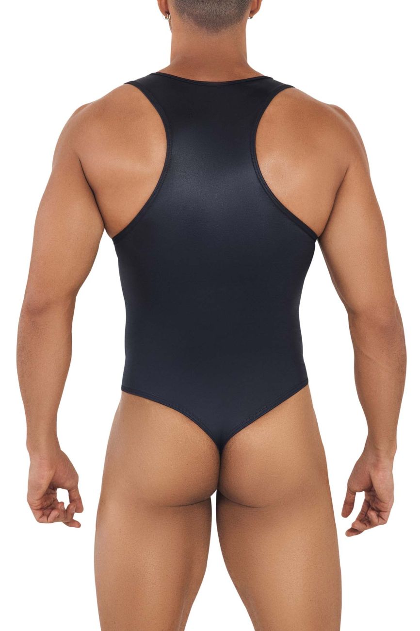 CandyMan Men's Underwear 99728X Work-N-Play Bodysuit Color Black