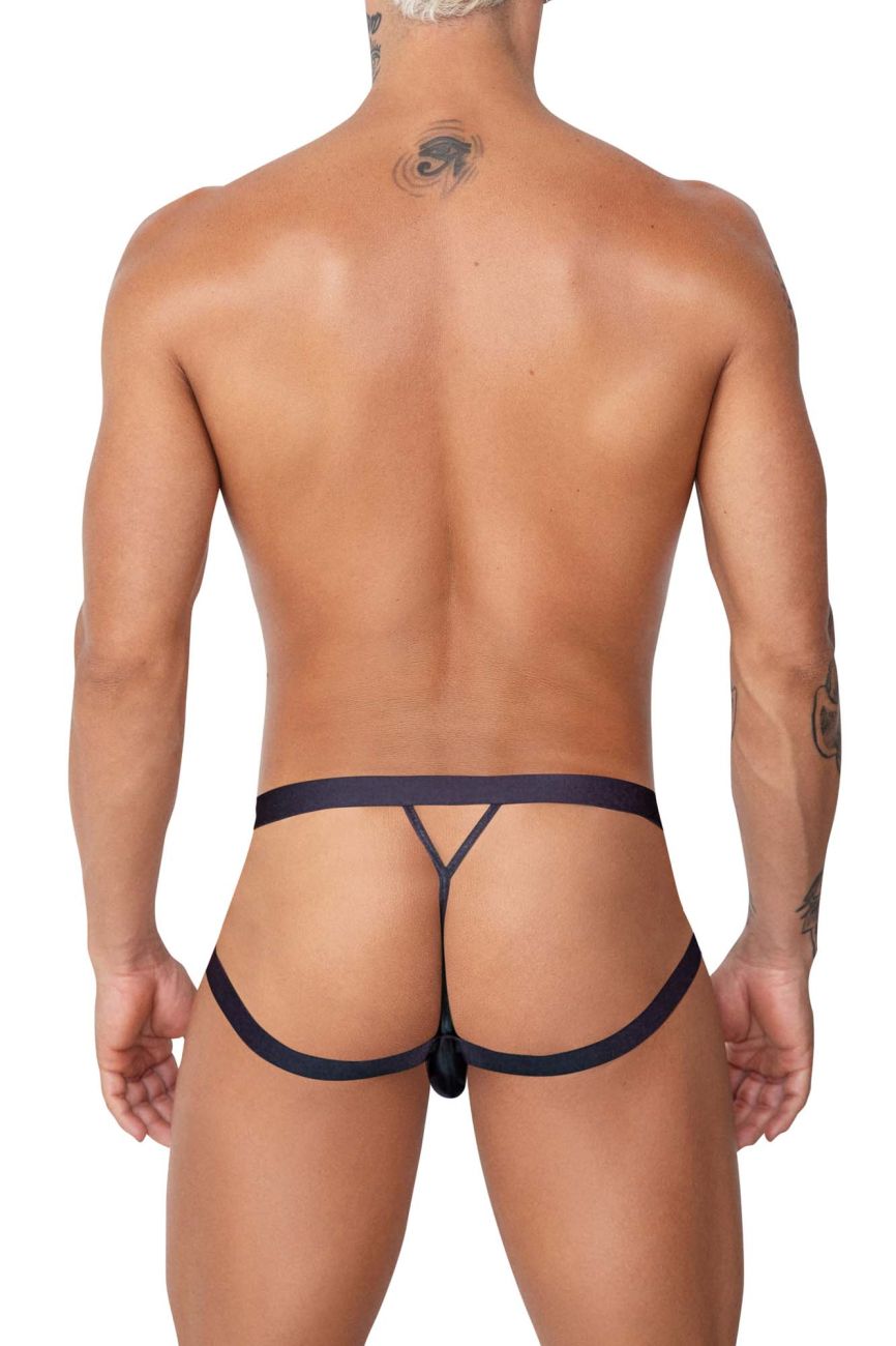 CandyMan Men's Underwear 99761 Jock G-String Color Black