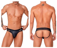 Black Lace Pouch Jockstrap - view 1