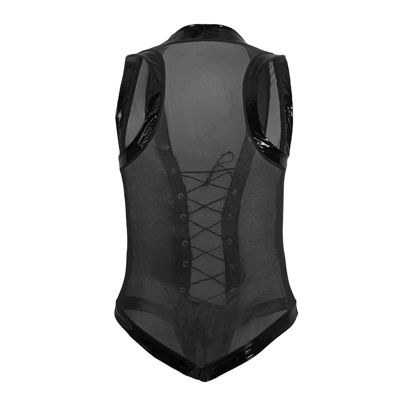 CandyMan Men's Underwear 99774 Gladiator Bodysuit Color Black