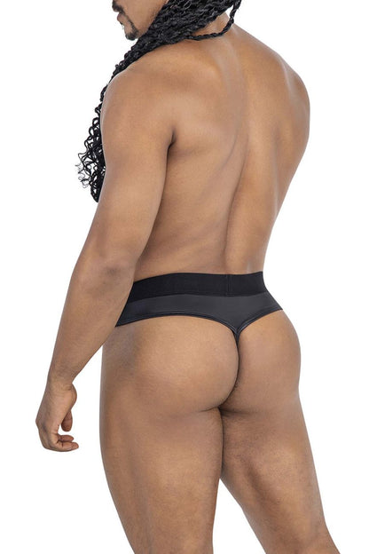 CandyMan Men's Underwear 99781 Protuder Thongs Color Black