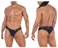 Black Lace Thong - view 1