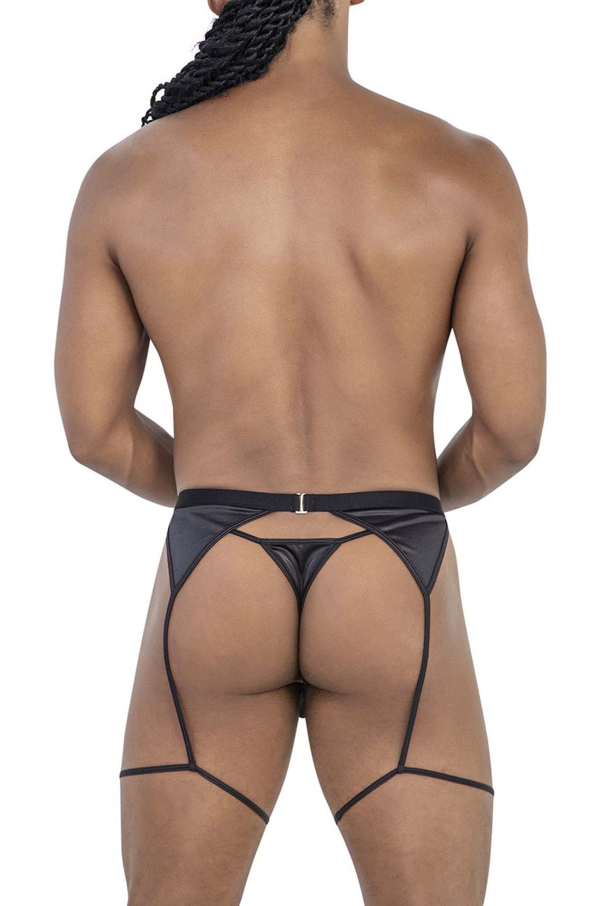 CandyMan Men's Underwear 99785 Garter Outfit Color Black