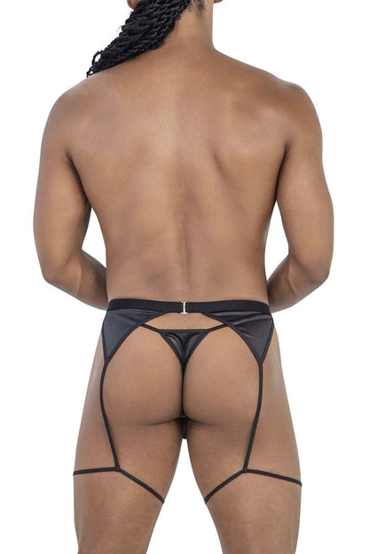 CandyMan Men's Underwear 99785 Garter Outfit Color Black
