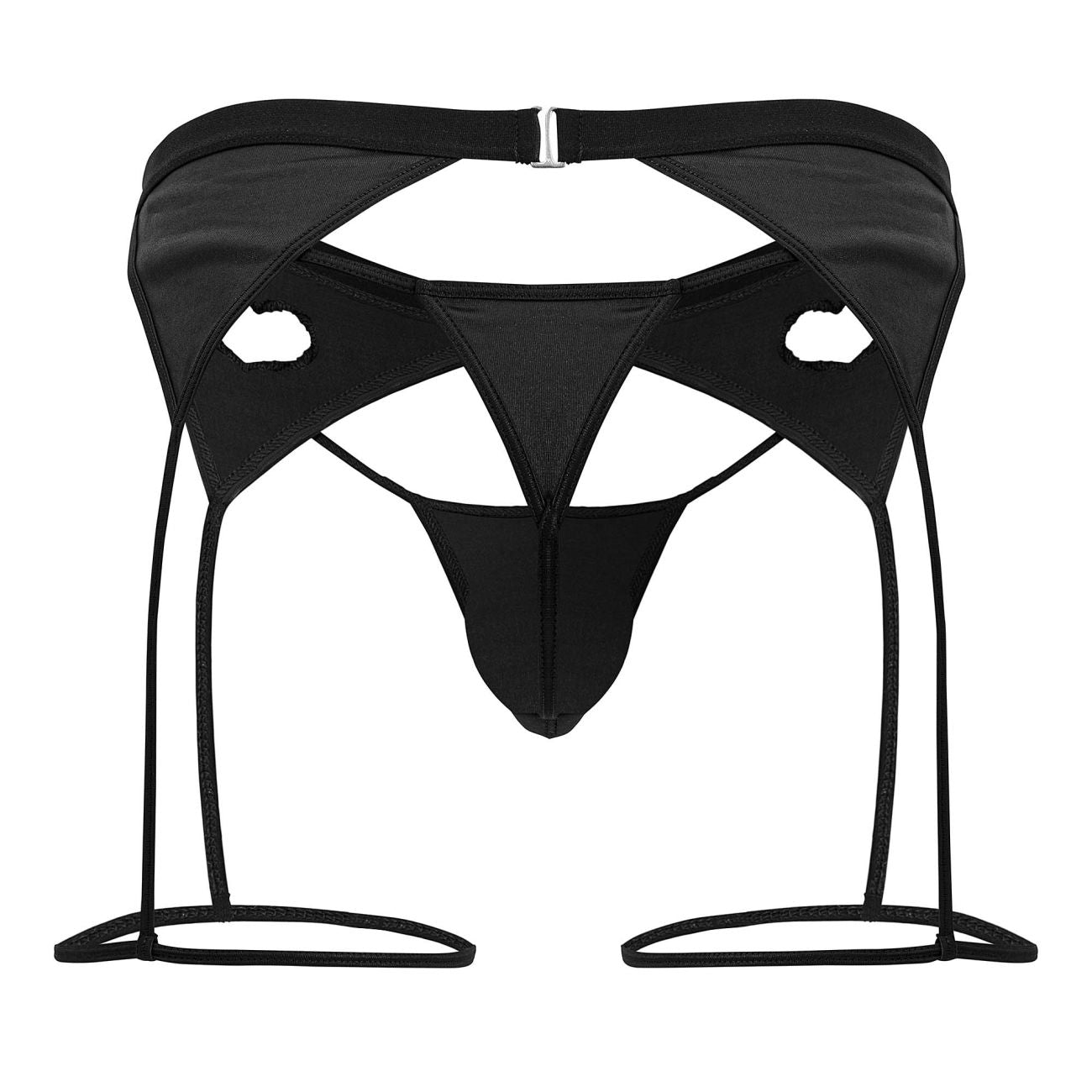 CandyMan Men's Underwear 99785 Garter Outfit Color Black