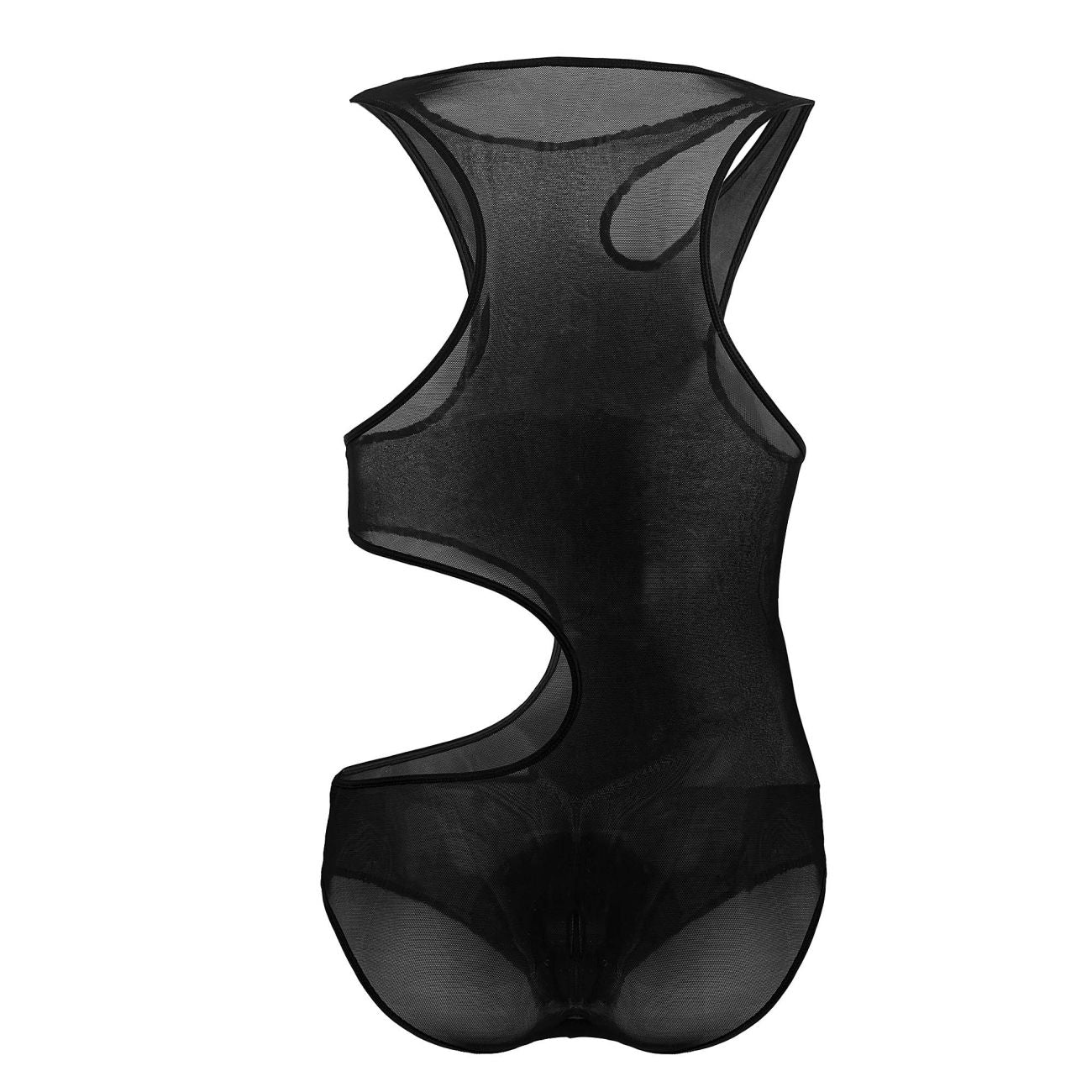 CandyMan Men's Underwear 99788 Mesh Bodysuit Color Black