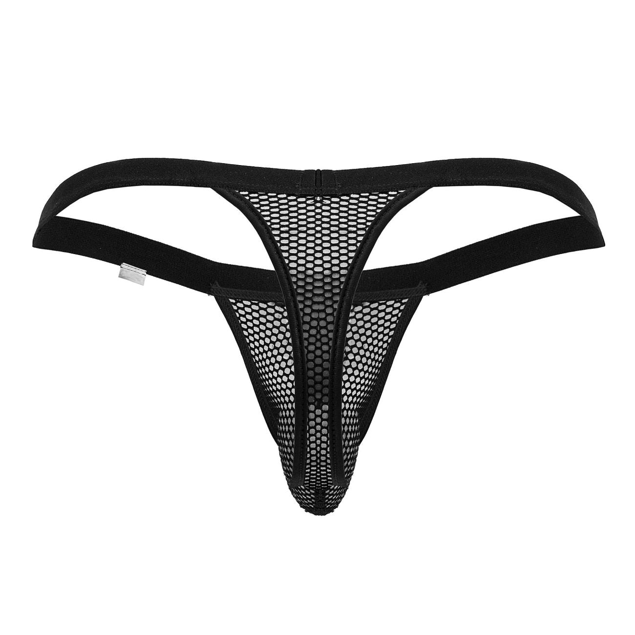 CandyMan Men's Underwear 99801 Mesh Thongs Color Black