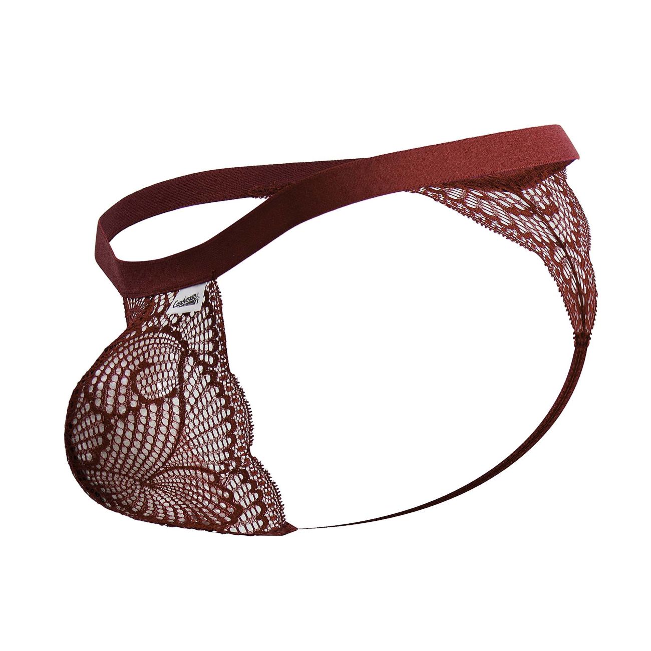 CandyMan Men's Underwear 99823 Lace Thongs Color Wine
