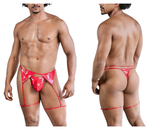 CandyMan Men's Underwear 99825 Dom Outfit Color Red