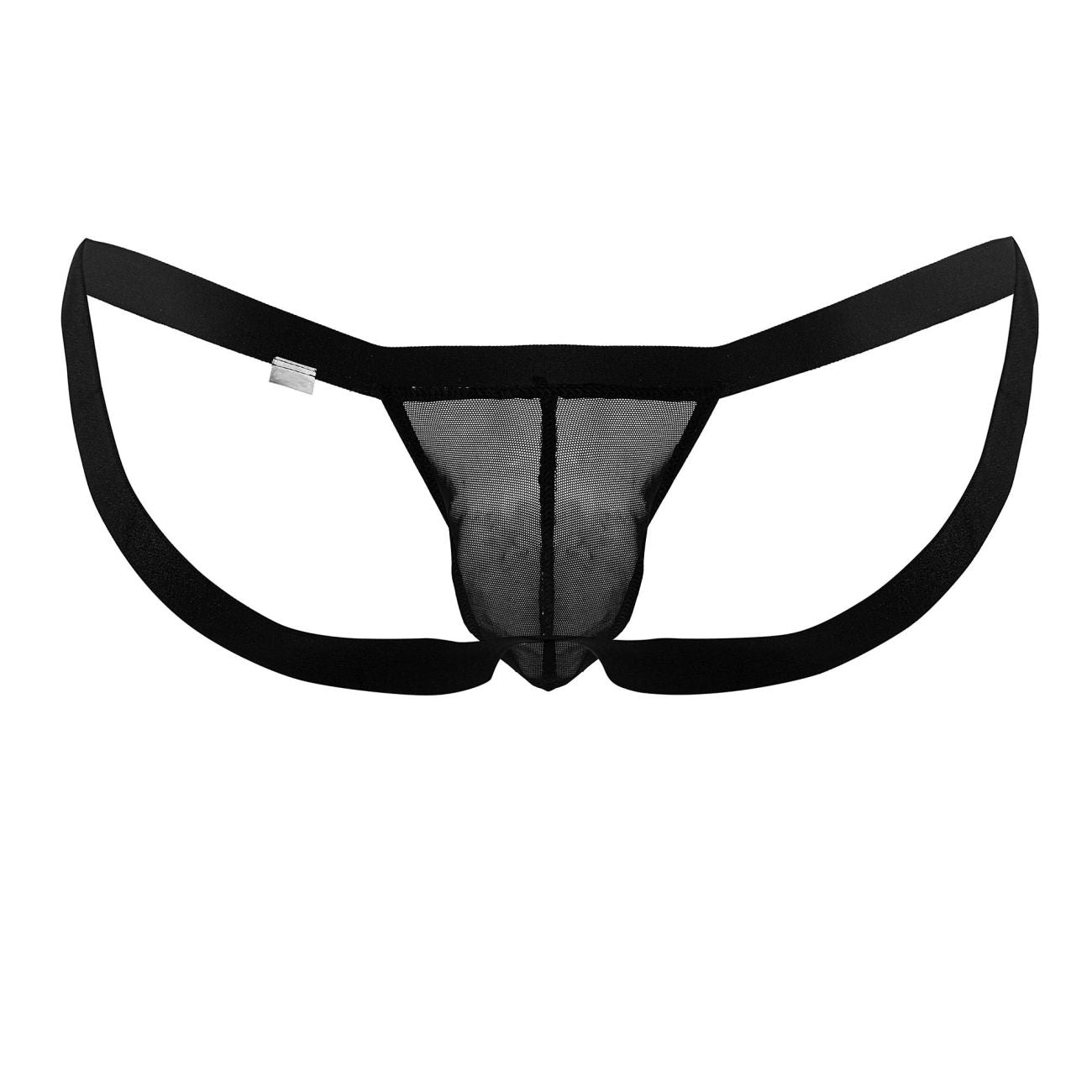 CandyMan Men's Underwear 99841 Mesh Thongs Color Black