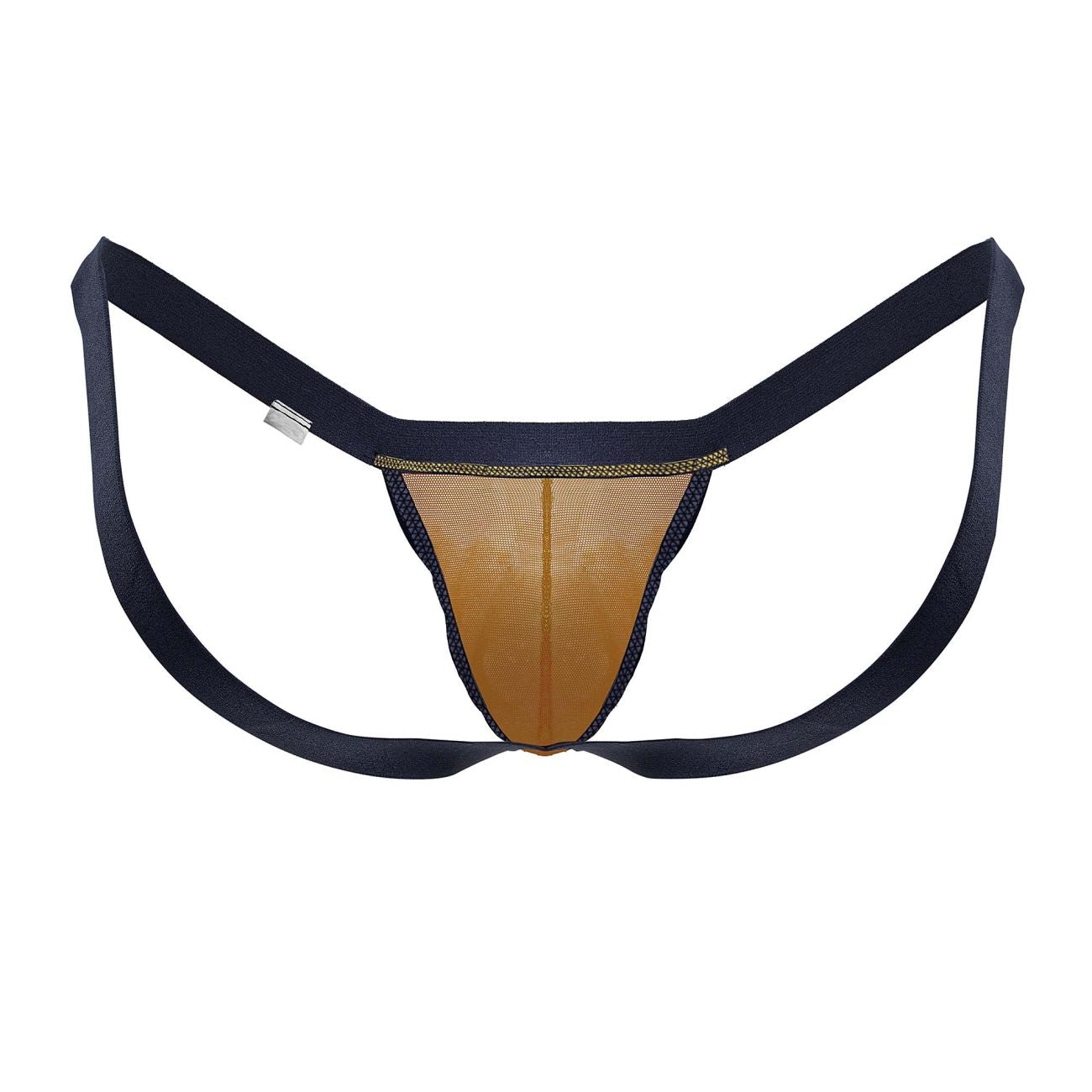 CandyMan Men's Underwear 99841 Mesh Thongs Color Orange