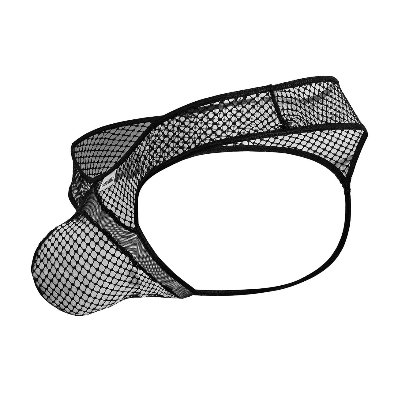 CandyMan Men's Underwear 99843 Fishnet Thongs Color Black