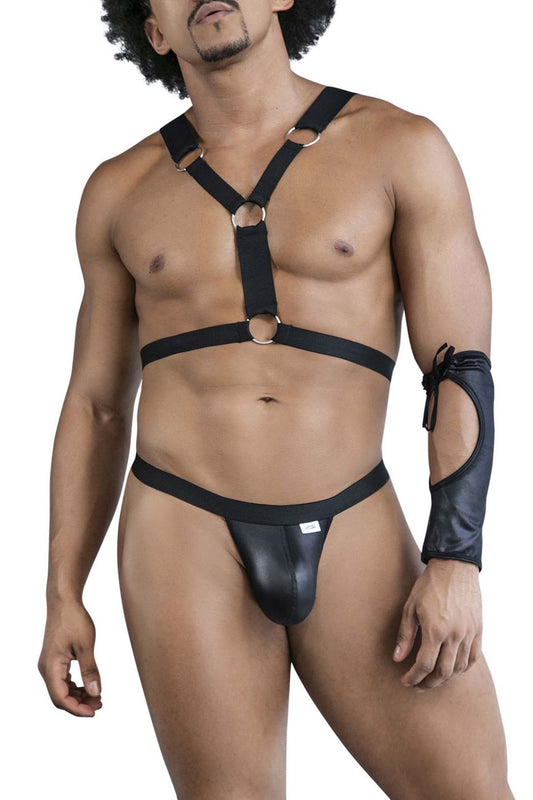 CandyMan Men's Underwear 99850 Three Piece Outfit Color Black