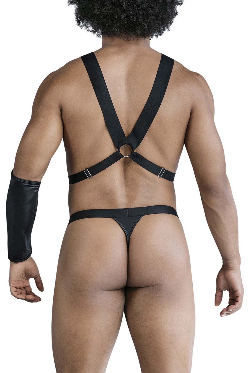 CandyMan Men's Underwear 99850 Three Piece Outfit Color Black