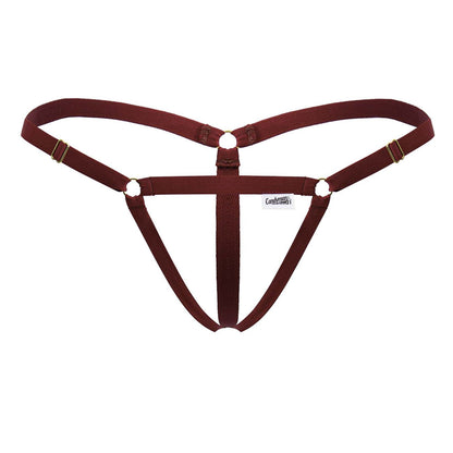 CandyMan Men's Underwear 99852 Nudist Thongs Color Red