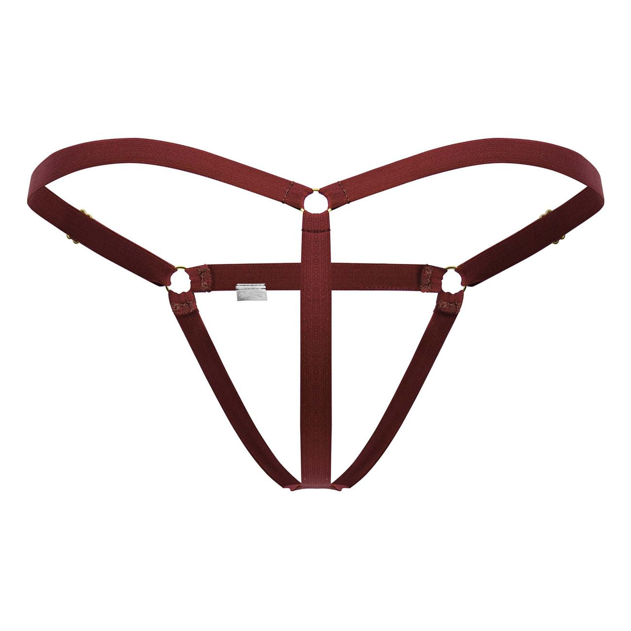 CandyMan Men's Underwear 99852 Nudist Thongs Color Red