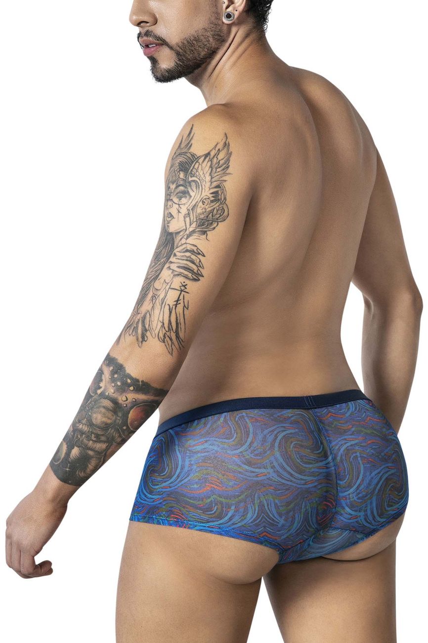 CandyMan Men's Underwear 99873 Seawater Trunks Color Multicolor Print