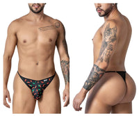 Chili Pepper Black Print Thong - view 1