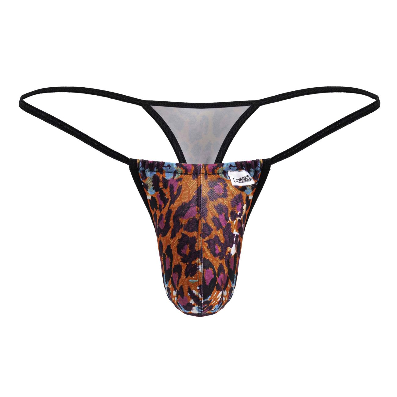CandyMan Men's Underwear 99877 Leopard Thongs Color Animal Print