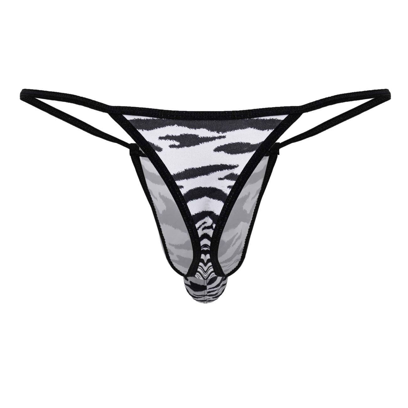 CandyMan Men's Underwear 99877 Zebra Thongs Color Zebra Print