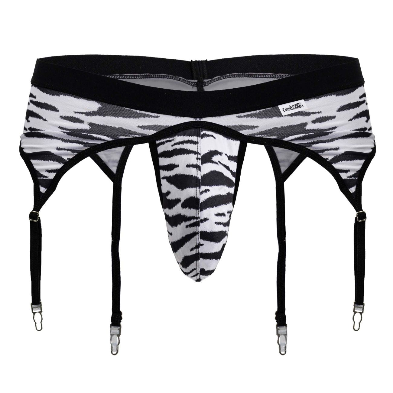 CandyMan Men's Underwear 99881 Zebra Thongs Color Zebra Print