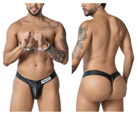 Police Black Thong - view 1