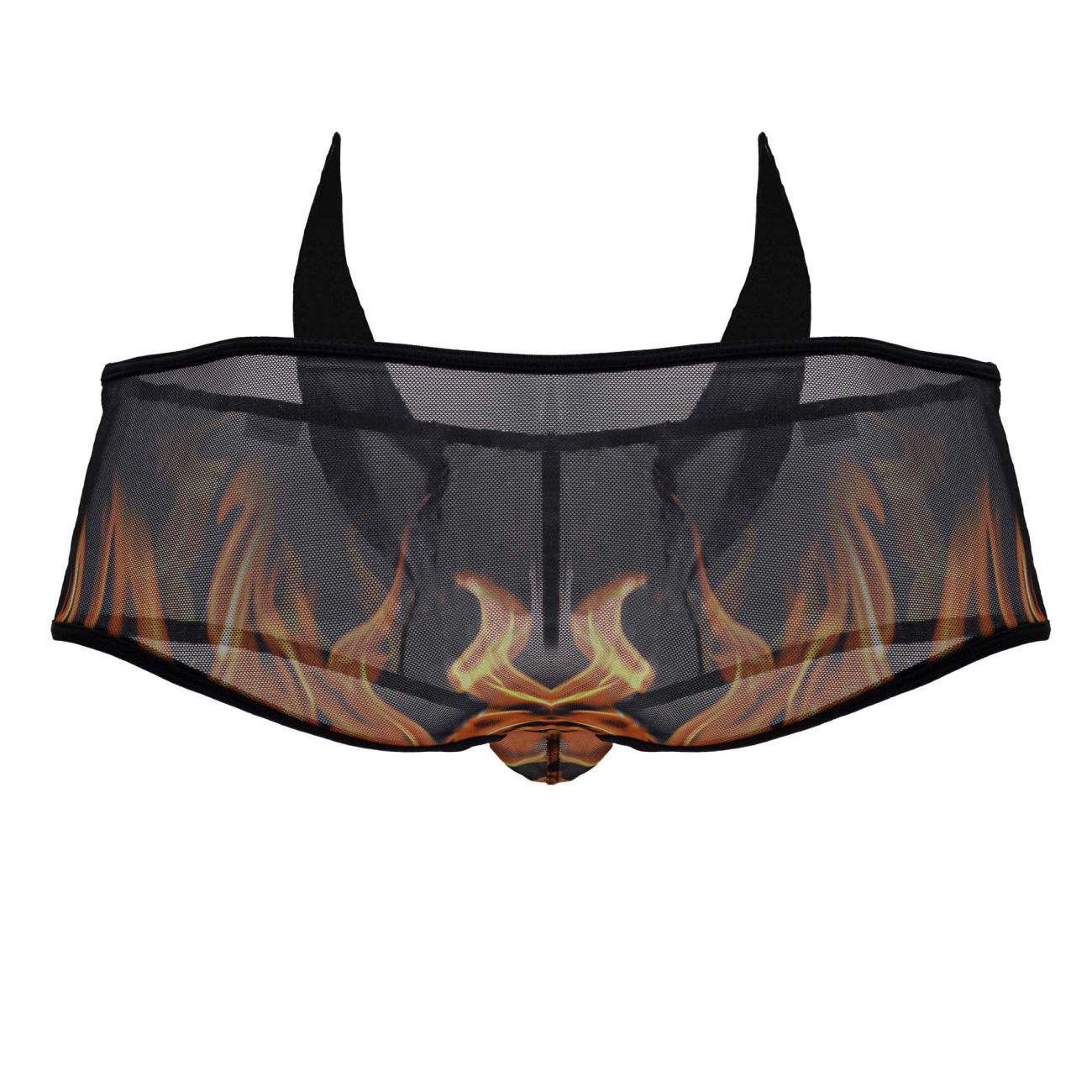 CandyMan Men's Underwear 99917 Wicked Trunks Color Black