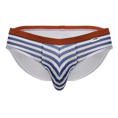 CandyMan Men's Underwear 99918 Sailor Briefs Color Blue-White