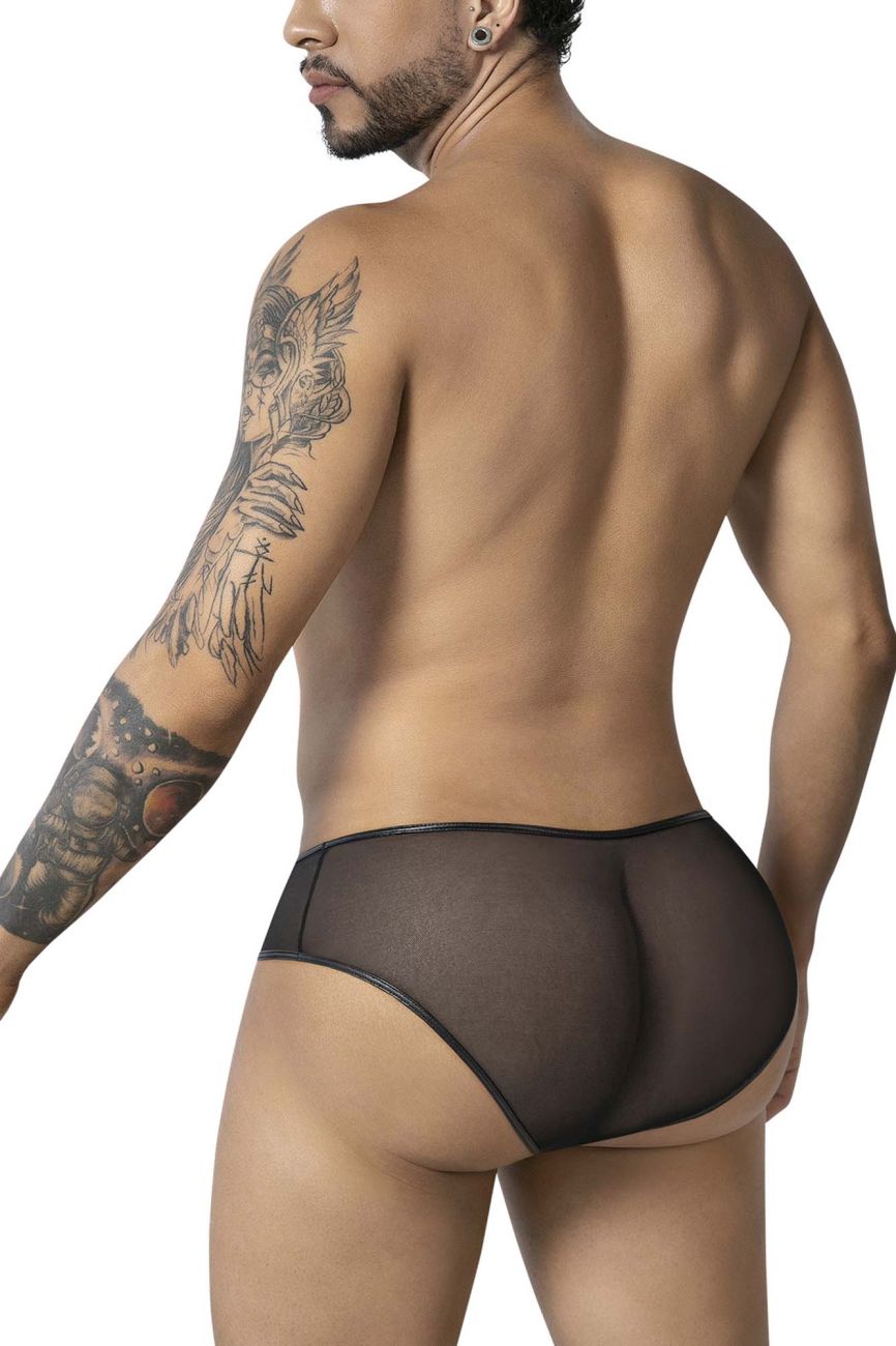 CandyMan Men's Underwear 99919 Tuxedo Briefs Color Black-White