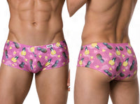 Low Rise Printed Pink Trunk - view 1