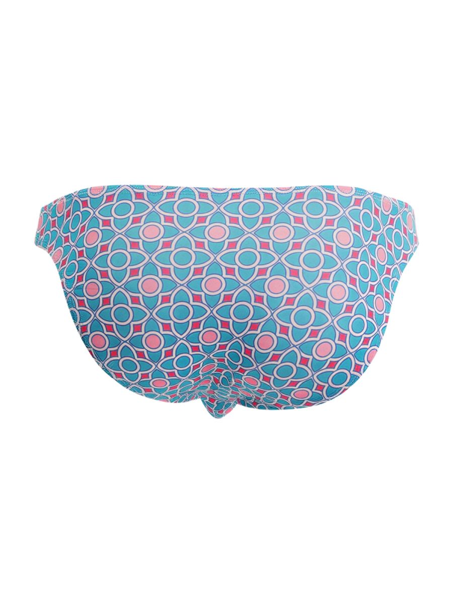 CandyMan Printed Bikini Briefs - Printed Blue
