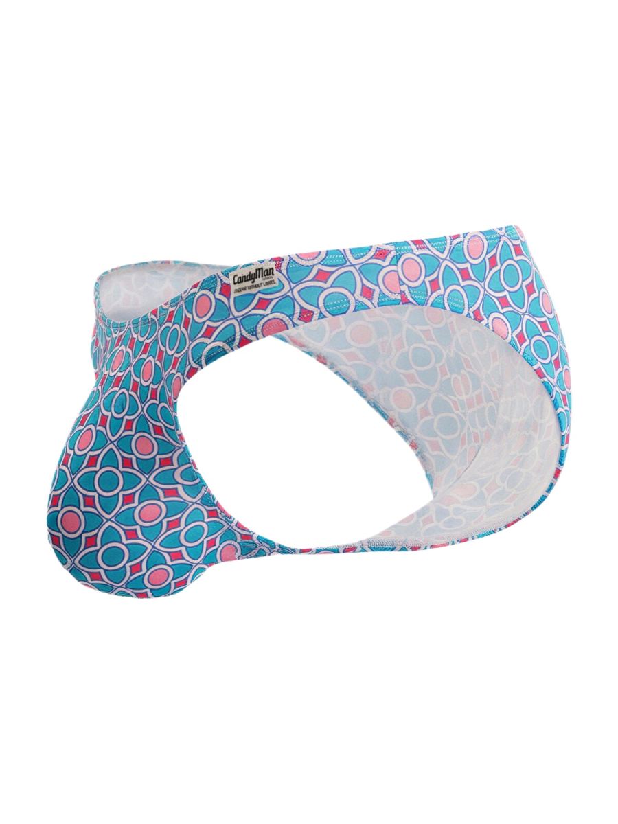 Bikini Printed Blue Brief - view 7