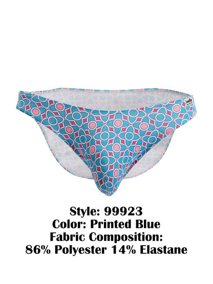 Bikini Printed Blue Brief - view 8